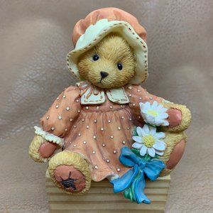 Enesco Cherished Teddie Figurine "Prudence Pilgrim Figurine" 1993 Series, New in